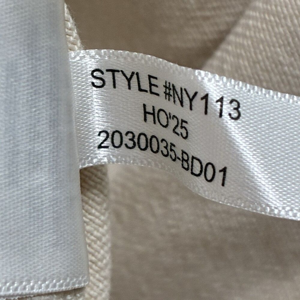 Madewell Button Up Shirt-Jacket Mens Small Ivory Canvas Uniform Twill NY113 NEW - Picture 9 of 11